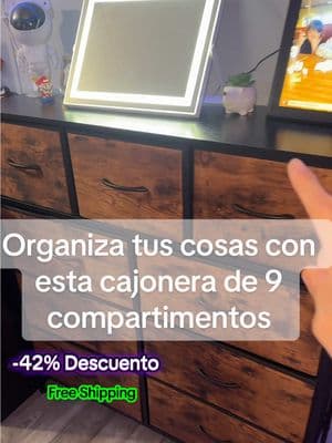 Organiza tu casa con esta cajonera muy espaciosa #cajonera #cajoneradetiktok #cajoneraviral #cajoneras  #cajoneraorganizadora #9drawerdresser #drawerorganization #recamara #organizedhome #homefurniture #TikTokShop