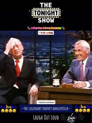 Rodney was a scream this night and the audience participation was hilarious! ☝️ #onthisday #rodneydangerfield #hilarious #tonightshow #johnnycarson #comedyvideo #clip #ilove #4u #funniest #oldschool #latenight #goodtimes #carson #era #lolz #clips #by #southernbellatheart #❤️ #🎭 