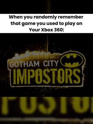 One of the best fps games #gothamcityimposters #batmangame #xbox360 #gamingnostalgia #childhoodgame #ps3 