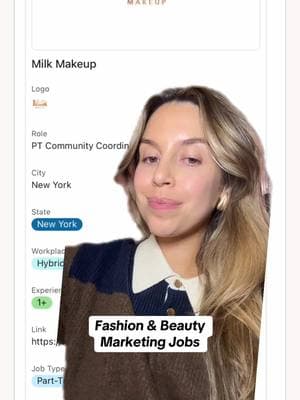 Fashion and beauty marketing jobs from the Sky Society job board! #marketingjobs #fashionmarketing #beautymarketing 