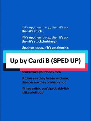 #up by @Cardi B ( #fullsong #spedup ) #cardib #upcardib #cardibup #hiphopmusic #hiphopsong #rapmusic #rapsong #lyrics #lyricvideo #lyricsmusic #spotify #musics #song #songrecommendations #fypシ゚viral🖤tiktok #audio #turnthatshitup #musicfyp #spedupsounds #spedupaudios #spedupsongs #speedsongs #speedupsongs #speedupsounds #speedupaudios #speedaudios #speedsounds #2021music #2021songs 