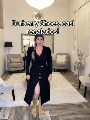 Replying to @Raquel los zapatos bonitos de Burberry como trapeador. #burberry #shoes #shoecollection #womenshoes #fashion #elegantshoes #shoecheck #boots #burberryshoes 