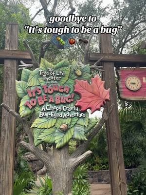 So long & farewell to “it’s tough to be a bug!!!”🐛 🐞 hopefully the new “Zootopia” show won’t scare the kids 🤣 #itstoughtobeabug #animalkingdom #dak #disneyworld #disneytok 