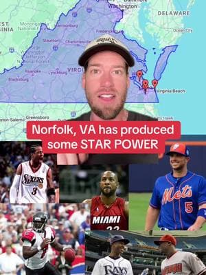 5 MLB players on the same travel team?! Plus NFL and NBA Hall of Famers ⭐️ Who knew Norfolk Virginia produced stars like this?! 🏀🏈⚾️ #norfolk #norfolkva #michaelvick #alleniverson #davidwright #justinupton #MLB #NBA #nfl #chesapeakeva #newportnewsva #hamptonva 