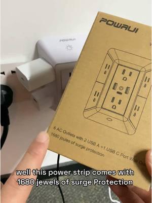 Upgrade Your Charging Game with POWRUI’s Multifunctional Power Strip! 🔌✨#powerstrip#fyp#fouyou#TikTokShop#poweroutlet#walloutlet#gift#desksetup#Home lmprovement