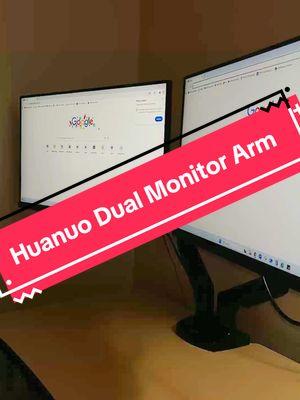 HUANUO Monitor Arms create ergonomic, organized desks for long study or work sessions.#tiktokshoplov