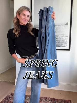 Shop in bio and pinned in comments // Spring jeans ✨ I've rounded up my 4 top picks with a cropped or ankle length fit that l've been wearing nonstop (I'm 5'6) 🫶🏻These brands sell quickly so don't wait if you love them! #springoutfits #denimjeans #jeanslovers #howtostyle #whattowatch #styleover40