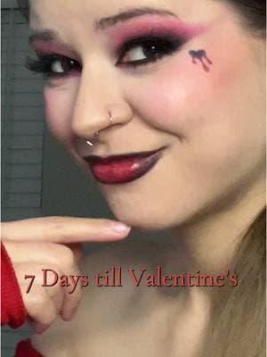 Day 4 of 10 days of Valentines looks #smokeyeye #ValentinesDay #valentinesmakeup #makeuptutorial #red #bleedingheart #fyp #Love #valentinesmakeupideas 