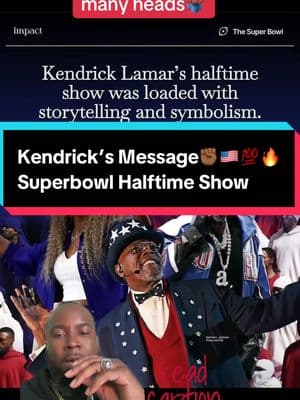 The Super Bowl Halftime Show Had a Hidden Message in the Music—And a Lot of People Missed It! So here’s a little rundown… 🗣️ Salutations‼️ This is your Uncle Sam 🇺🇸, and this is The Great American Game! Samuel L. Jackson is playing America, telling Black people how they should be—do what America wants you to do and not be yourself. Notice how Sam kept interrupting him. NO! NO! NO! NO! NO! Too loud, too reckless, too ghetto… Then he asked him: “Do you really know how to play ‘the game’? Then tighten up!” Kendrick: “The revolution is about to be televised, you picked the right time but the wrong guy!” My Thoughts (Rich): It’s Black History Month, Black Americans are still fighting for freedom in a country our ancestors built, and we are witnessing racism on a new level—but we gon’ be aight! ✊🏾 His performance was a message, and it was right on time! THIS MESSAGE WAS FOR THE CULTURE!! ✊🏾 It wasn’t for everybody, but if you understand it, you may appreciate it more. If not, oh well. 🤷🏾‍♂️ Some of the messages…  • Black people are the foundation of America. Our ancestors built this country, yet we’re still fighting against systemic racism and oppression in 2025.  • Uncle Sam mentioned how he brought his homeboys with him—“the old culture cheat code”—then told the scorekeeper to deduct one LIFE. Sad, but that’s the plight of the Black man in America. The system was designed to mass incarcerate and kill us. Then Kendrick brought in the ladies & hinted at performing “their favorite song”, They Not Like Us… but you know, they like to sue. If you don’t know, that’s a song about culture vultures—calling out Drake for not only being one but also being a pedo… Drake threatened to sue if he performed it. Uncle Sam: “You must have lost yo damn mind!!!” Then Kendrick brings out SZA, slows it down as he moves around the controller of The Game 🎮—playing the game… Then Uncle Sam praises him: “Yeah! That’s what I’m talking about! That’s what America wants—nice and calm… We’re almost there…” “Don’t mess this up…” Then the intro to They Not Like Us comes on… So the ladies ask—“Was he really gonna do it?” Kendrick: “It’s a cultural divide, I’m gon’ get it on the floor!” (Rich) This was the biggest platform, and he’s trying to wake y’all up! BEING WOKE IS NOT A BAD THING! People who use it negatively either don’t know the history behind it or are trying to change the narrative to fit their agenda. Kendrick: “40 Acres and a Mule, this is bigger than the music!” (Rich) Funny how America has money for everything except righting the wrong that was done to our people—the same people who built this great nation on their backs. I ain’t holding my breath for 40 acres & a mule, though. 🤷🏾‍♂️ Kendrick: “Yeah, they tried to rig the game, but you can’t fake influence.” Even with all the obstacles placed in our path, Still We Rise! Then he did, in fact, perform one of the biggest diss tracks of all time—  • Wearing an A Minor chain around his neck  • Smiling at the camera while naming Drake  • And having Drake’s ex, Serena Williams, Crip-walking during that very song SHEESH!!! 🔥🔥🔥 Nail in the coffin!! ⚰️ Then he goes into the hit song Turn the TV Off! And finally, he displays: “Game Over” 👾🎮❌ ⚠️ Warning: Keyboard warriors, don’t come in my comments with no ignorance. Trust me, I troll better than you, and you don’t want this smoke! 🤨 #KendrickLamar #SuperBowlHalftimeShow #TheyNotLikeUs #BlackHistoryMonth #Message #RichThames #Superbowl2025 #greenscreenvideo 