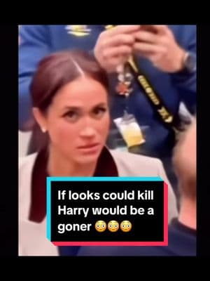 If looks could kill Harry would be a goner😳😬🫣 #InvictusGames2025 #dukeandduchessofsuspects #princeharry #meghanmarkle 