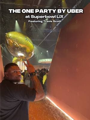 Come with me to one the craziest events during Super Bowl Weekend 🏆 . . The One Party by @Uber featuring @Travis Scott  #superbowllix #TravisScott #Nola #NewOrleans #Nolafood #nolafoodies #thingstodoinneworleans #thingstodoinnola #uberone