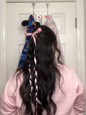 EASILY ONE OF THE CUTEST HAIRSTYLES IVE DONE👏🏽😭💗 #easyhairstyles #hairinspo #valentinesdayhair #hairtok #easyhairtutorials #hairtutorial #vdayhairstyle #valentinesdayhairstyle #hairstyle #bowhairstyle #braidstyles #braidhairstyles #halfuphalfdown 