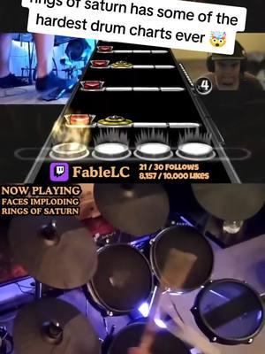 drums are programmed on this album, but still so much fun 🔥 #prodrums #clonehero #Drums #guitarhero #ringsofsaturn 