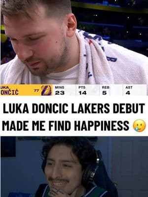 Luka Doncic Lakers Debut 🥲 my boy is gonna be a star in LA 🤩 #lukadoncic #lakers #lukadoncic77 #lakersnation #losangeleslakers #lakeshow #lukadonciclakers #lebron #lebronjames #lakersfan #lukafan #lukatrade #mffl #mavsfan #lukadebut #lbj #austinreaves #jaxsonhayes #nbatiktok #nbareaction 