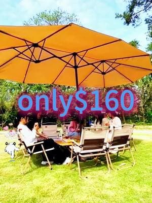 15ft Large Patio Umbrella, Outdoor Double-Sided Rectangle Umbrella with Crank, Patio Umbrella for Pool Lawn Garden Backyard #patioseason #patioumbrella #tooladvisor #tiktokshopjumpstart #ttslevelup #tiktokshopcreatorpicks #tiktokshoploveatfirstfind #lovelanguage #goalcrusherprizes #seasonalgems 