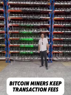 Bitcoin miners generate income by keeping Bitcoin transaction fees, similar to banks keeping wire transfer fees. Bitcoin miners also mine new Bitcoin into existence. #bitcoin #btc #bitcoinminers #bitcoinmining #crypto #cryptocurrency #cryptotrading #cryptomining #cryptomine #bitcoinmine #cryptonews #cryptoinvestor #bitcoininvestor #cryptoinvesting