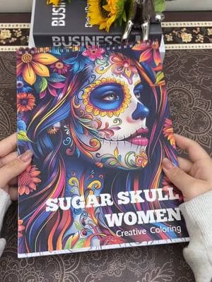 I can’t wait to start coloring this book! #coloringbook #adultcoloringbook #relaxing #cozyathome #sugarskull #catrinas