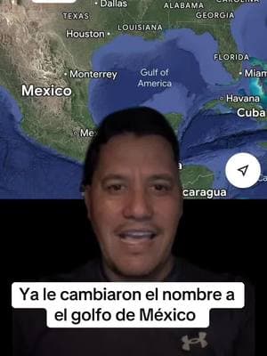 Ya le cambiaron el nombre al golfo de Mexico #mexico #golf #nombre #cambio #noticias 