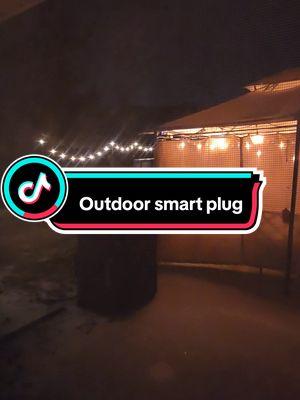 So you don't have to go outside to turn them off... duh? #smartplug #gecync #outdoorsmartplug #thinksmarternotharder 