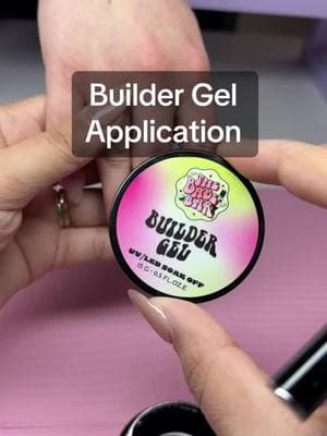 Builder Gel Application! #buildergel #buildergelapplication #buildergeltutorial #gelnails #beginnernailtech 