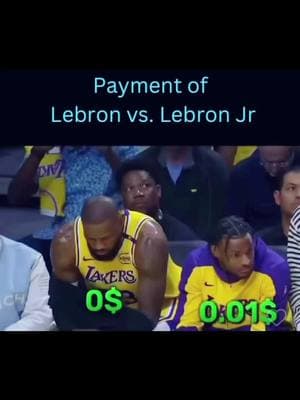 Perspective of how much money LeBron makes. #lebron #lebronjames #thegoat #bronny #moneytok #payment #NBA #lakers #tiktok #fyp #damn #wealth 