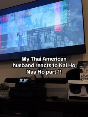 Part 2 in the works!  #fyp #foryoupage #bollywood #foryou #srk #kaalhonaho #funny #movienight #desi #mixed #interracialcouple #husband #mom #dad #family #fun #thai 