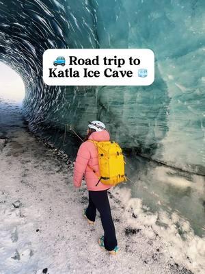 Come for the ice cave, stay for the Arctic Fox 🦊 discount below | ad  Tour with Katla Track. Discount code: KYANASUE  Winter in Iceland #icelandtrip #icelandtravel #icelandadventure #icelandwinter #icecave #katlaicecave 