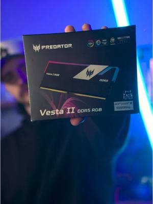 This Acer Predator Vesta II DDR5 is CRAZY fast and is on SALE now! 🤘🏽 - Acer Predator Vesta II 32 GB 6000MT/s was $109.99 NOW $99.99!! - Acer Predator Vesta II 64 GB 6000MT/s was $219.99 NOW $199.99!! #pc #gaming #vestaii #ddr5 #ram #computers #acer