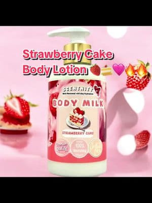 #creatorsearchinsights @Scentnity @Scentnity Support  🩷🍓🍰 if you love strawberries you’ll love this lotion  #strawberrycake #bodylotion #bodylotions #bodylotionviral #scentnitystrawberryshortcake #scentnity #fyp #tiktokfinds #valentinesdaygift #valentinesdaysale #TikTokShop #tiktokshopfinds #jumpstartsale 