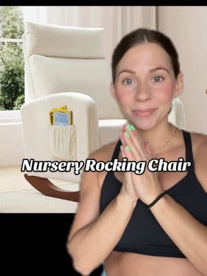 Super nice nursery rocking chair for a great price!!!! ##nurseryrockingchair##rockingchair##nurseryfurniture##halfoff