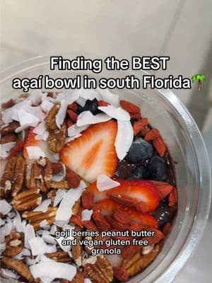 Finding the best açai bowl in South Florida: @Pura Vida Miami #southflorida #acai #acaibowl #westpalmbeach #westpalmbeachfood #wheretoeatwestpalmbeach #thingstodowestpalmbeach 