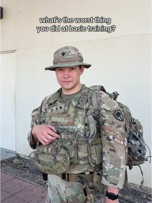 what’s the worst thing you did at basic training?? #miltok #military #militarylife #army #armylife #armylover 