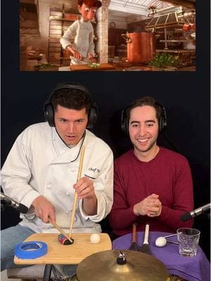 Ratatouille Sounds! ft. @nick.digiovanni :) anyone can cook! #ratatouille #cooking #musician #movies #chef #rhythm 