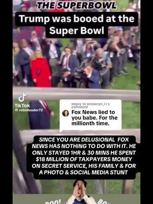 Replying to @Brooklyn_11 MAGA is throwing a fit because we are showing the truth #Super Bowl #truth #superbowl2025 #trump #💙#wearethepeople #freedomofspeech #speakingfromtheheart #onyourfyp #tiktok #topics 