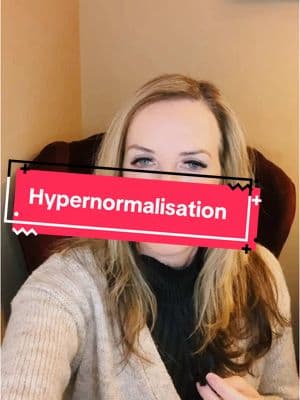 Hypernormalisation: what doesit mean #onlinetherapy #onlinetherapist #hypernormalisation #burnout #community #isolation #usnews #joinus 