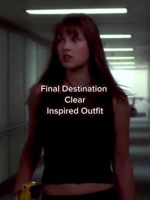 Final Destination Clear inspired outfit Shirt: @hollister Skirt: @hottopicofficial  Boots: MIA  #finaldestination #outfitsinspiredby #clearrivers #inspiredoutfits #movies #angsmyspace #outfitinspo #2000s #2000soutfits #movieoutfits #finaldestinationfranchise 