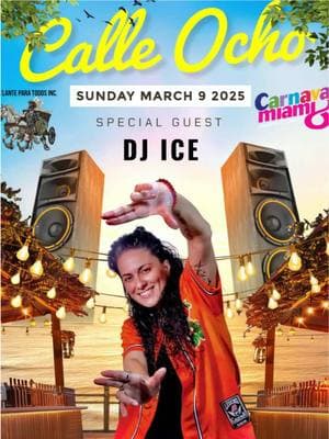 🗣️Calle Ocho is around the corner 🥶☝🏽Catch my team The Mix Kings and I shutting down Calle Ocho 🤪🥶 #themixkings #dj #djice #ice #iceicebaby #calleocho #miami #mixkings #femaledj #latinos #latinostiktok #southflorida 