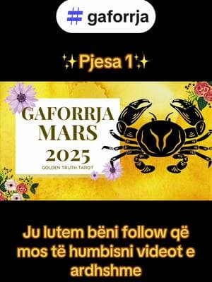 #foryou #fypシ #fyp #fypage #tarot #tarotreading #astrology #shqiptaretneperbote🇦🇱🌍 #march #goldentruthtarot #zodiacsigns #gaforrja #cancer 