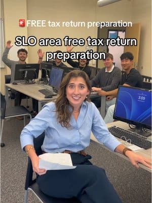 Receive free tax return preparation through Cal Poly VITA (Volunteer Income Tax Assistance)! Every Saturday through March 15 at Cal Poly, Santa Maria, and Oceano. This is our senior project and we would love to have you give us hands-on experience🤓🗂️📚 #VITA #taxhelp #freetaxhelp #calpoly #calpolyslo #santamaria #oceano #sanluisobispo #slo #slocounty 