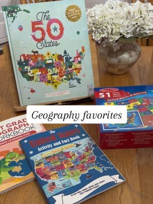 Welcome to Geography! #geography #homeschool #homeschoolersoftiktok #homeschooling #homeschoolingmoms #amazonfinds #workbooks #globe #unitedstates 