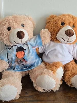 Memorial or Graduation Bears Shirts. Please see my pinned video for how to send me yours photos and where we can discuss custom options. ☺️  #meaningfulgifts ##memorialgift #wemissyou #inmemory #rip #restinpeace #wemissyou #alwaysrember #neverforget #kindergarten #kindergartengraduation #graduation #graduationgift #classof #grad #2025grad 