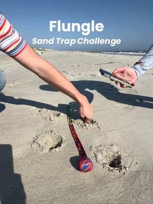 Flungle just got a HOLE lot harder!  #beachgames #bocce #beachlife #outdoorgames #challengeaccepted #funtwist #keeplifefun 