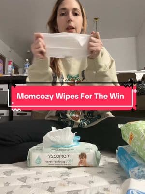 What is your favorite brand? Have you tried the momcozy wipes? #momcozy #momcozywipes #momcozywaterwipes #fyp #foryoupage #MomsofTikTok #babiesoftiktok #toddlersoftiktok #momlife 