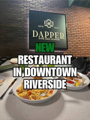 The Dapper Dine and Lounge did not disappoint! It was by far the best meals I’ve had in the inland Empire. The service was so hospitable and authentic, and the environment was so cozy and elegant. We had a great time and will definitely be stopping by again! ##honestreview##honestreviews##foodreview##foodreviews##inlandempirefood##downtownriverside##riversidecounty##riverside##iefoodie##ocfoodie