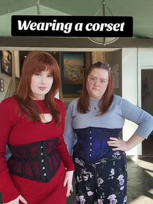 Getting cinched is a process! #corset #corsetry #corsetstyle #corsetfashion 