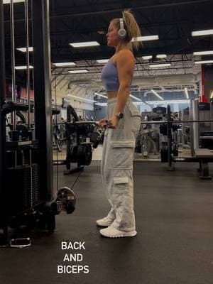 BACK AND BICEPS!! ••• 🔗 link to my 1:1 coaching in bio! (personalized workout programs, nutrition guidance, weekly check ins, and more) 🔗 link to my workout app in bio! (follow along workouts) ••• #foryou #fy #fypage #foryoupage #trending #fyp #fitnesscoach #womenhealthandfitness #workoutinspo #Fitness #gymgirl #GymTok #fitgirl #backandbiceps #upperbodyworkout #backworkout #bicepworkout #upperbody #backandbicepsworkout