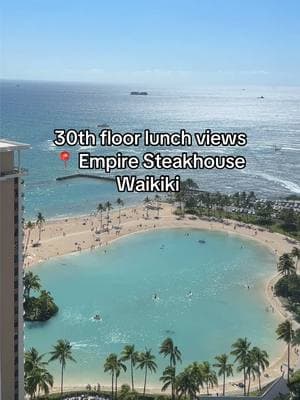 Views 10/10 Food 5.7/10 Everything else 3/10 Now taking suggestions for my birthday dinner please @Empire Steak House #hawaii #waikiki #oahu #honolulu #empiresteakhouse #honestreview #finedining #ilikaihotel #fyp #foryoupage #lunch #lunchdate #creatorsearchinsights #thingstodoinhawaii 