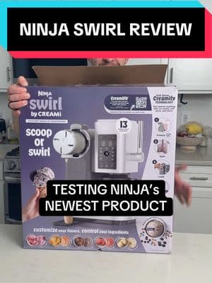 HOW GOOD IS THE NINJA SWIRL?? 🍦 #ninjaswirl #ninjakitchen #ninjacreami #ourfavoritefinds 