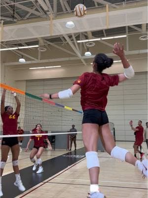 boom 🦦 #fyp #foryou #usc #sc #volleyball #womensvolleyball #block #blocking #blocked #hit #swing #spike #vote 