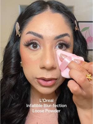 Trying out ANOTHER new release from @L’Oréal Paris ✨ They are absolutely killing it right now! Obsessed with this powder, WOW! #lorealparis #infallibleblurfection #latinabeautycreators #latinacontentcreator #newmakeupproduct #newmakeup #luxuryforcheap #highendmakeup 